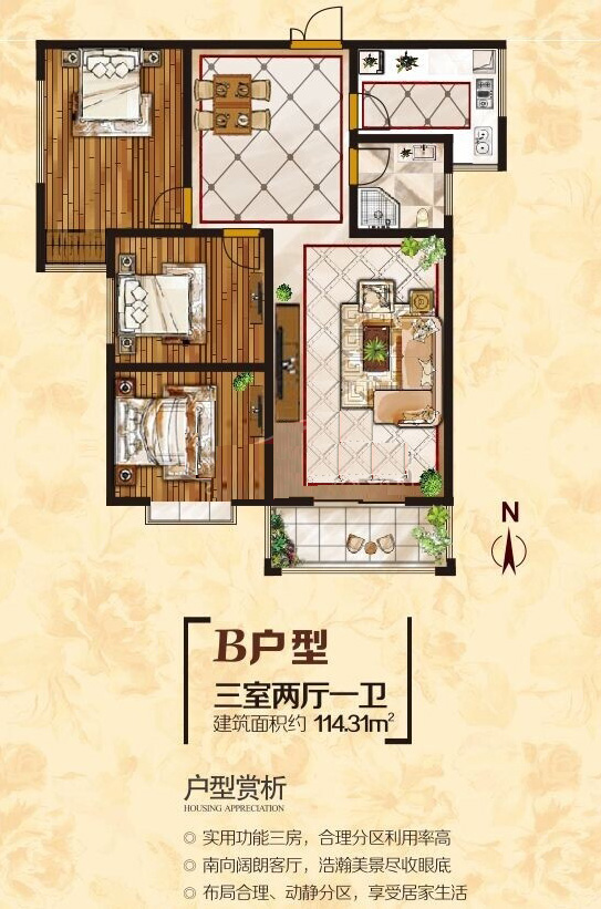 C1戶(hù)型 116㎡